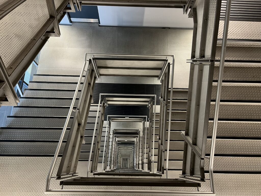Staircase in a building