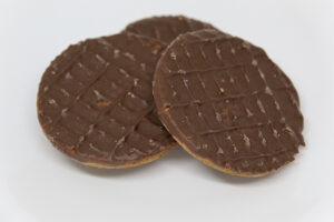 Chocilate Hob Nobs...other chocolate covered biscuits are available